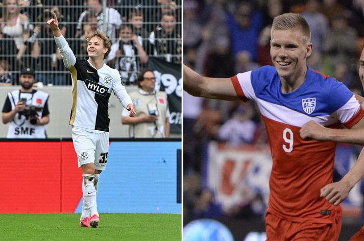 Cole Campbell er að feta í fótspor Arons Jóhannssonar í að velja bandaríska landsliðið í fótbolta frekar en það íslenska.