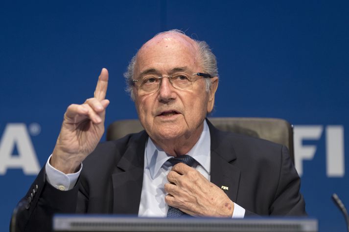 Sepp Blatter hefur setið í 17 ár sem forseti FIFA og hefur gefið það út að hann hætti síðar á árinu.