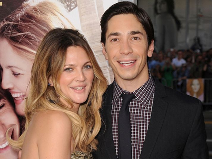 Drew Barrymore og Justin Long. MYND/Cover Media