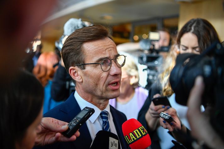 Ulf Kristersson er formaður hægriflokksins Moderaterna.