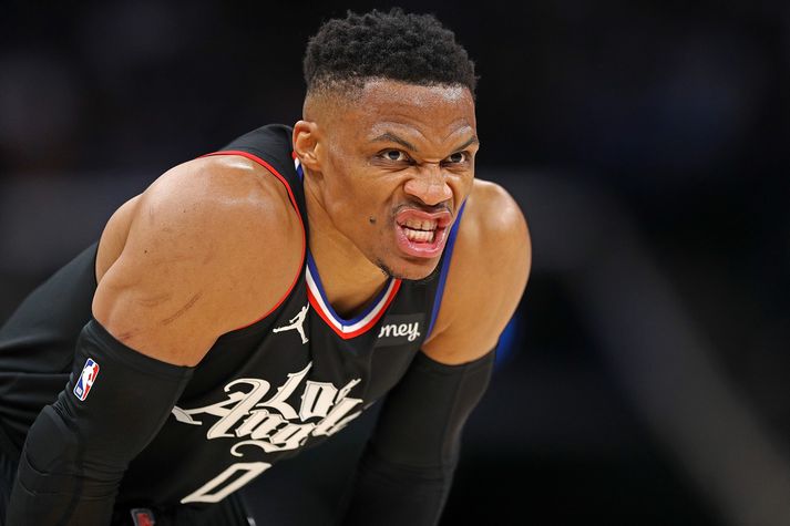 Russell Westbrook einbeittur