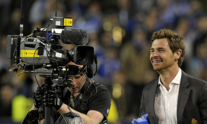 Andre Villas-Boas fagnar eftir að Porto vann Evrópudeild UEFA í vor.