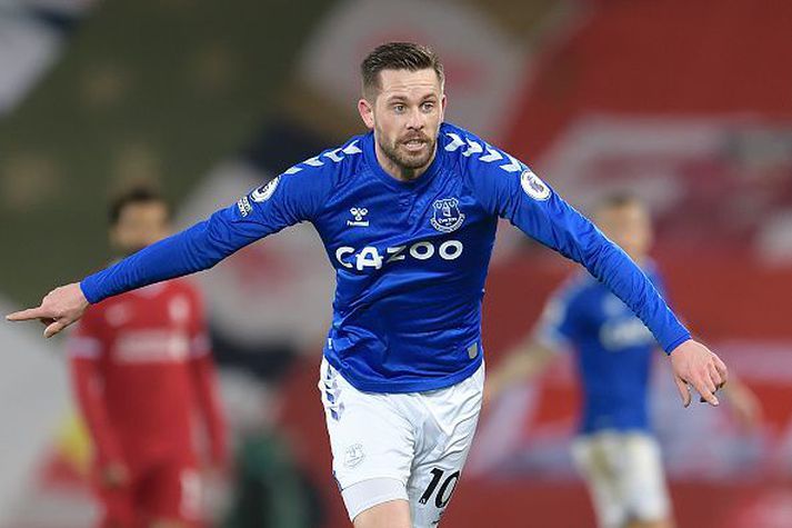 Gylfi kom vel inn í lið Everton í gær.