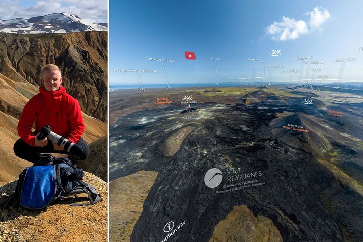 Verkefnið gerði Hörður fyrir Áfangastaðastofu Reykjaness.