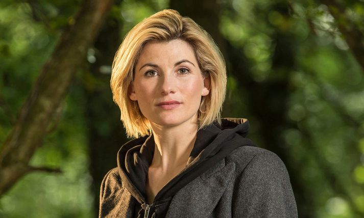 Jodie Whittaker er fyrsta konan sem fer með hlutverk Doktorsins í þáttunum Doctor Who.