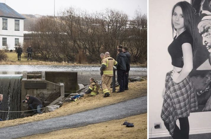 "Við hjálpuðumst að við mamman. Við náðum taki á öðrum stráknum en það var mjög erfitt. Það var mjög mikill straumur í hringiðunni og það var erfitt að komast upp úr,“