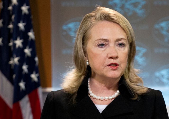 Hillary Clinton, utanríkisráðherra Bandaríkjanna.