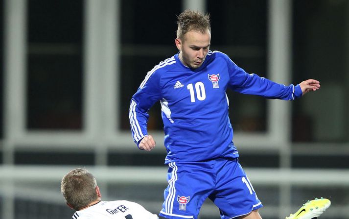 Zachariassen í leik með U-21 liði Færeyinga.