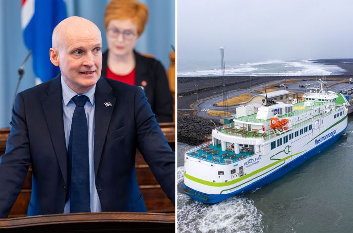 Eyjólfur Ármansson innviðaráðherra segist þokkalega ánægður með þær aðgerðir sem kynntar voru í gær til að bregðast við alvarlegri stöðu í samgöngum til Vestmannaeyja.