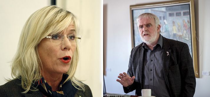 Gylfi segist nærri orðlaus yfir orðum Vigdísar.