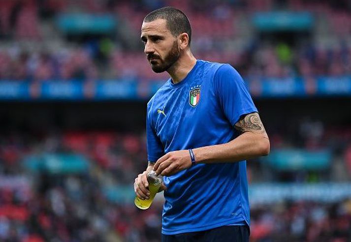 Bonucci og félagar eru komnir í úrslitaleikinn á Wembley á sunnudaginn.