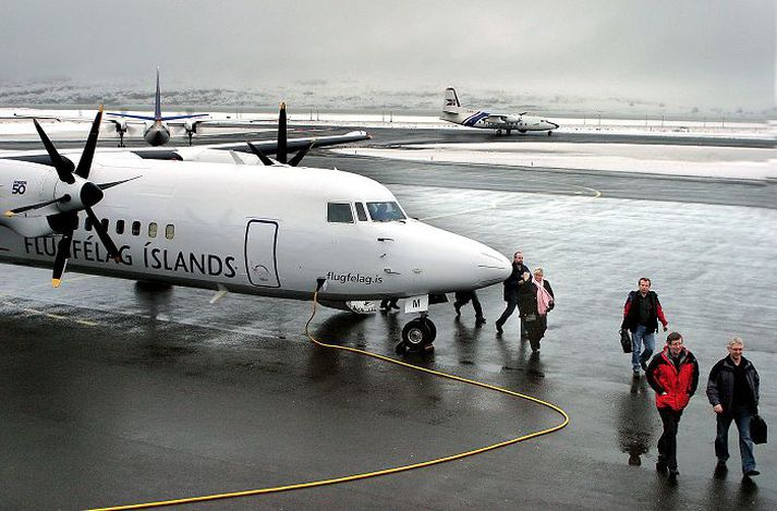 Í svarinu kemur fram að oftast sé lent á Egilsstaðaflugvelli þegar nota þarf varaflugvöll í stað Keflavíkurflugvallar.
