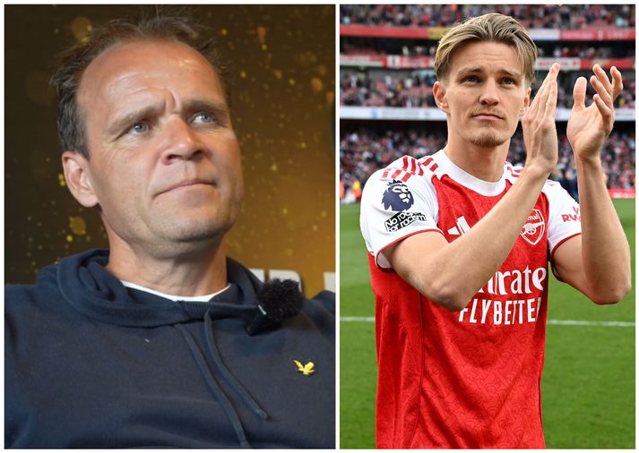 Feðgarnir Hans Erik Ödegaard og Martin Ödegaard ætla að eyða deginum saman og pabbinn skrópar því í vinnuna.
