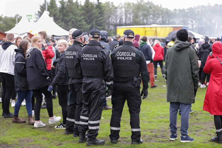 Frá Secret Solstice í Laugardalnum um helgina.