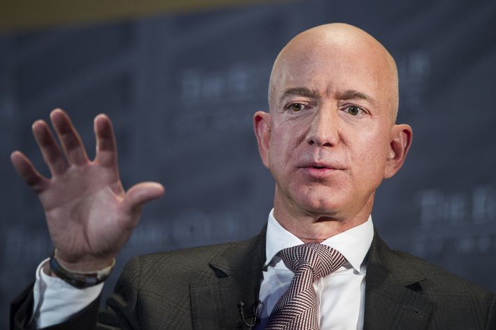 Jeff Bezos, stofnandi Amazon og ríkasti maður heims.