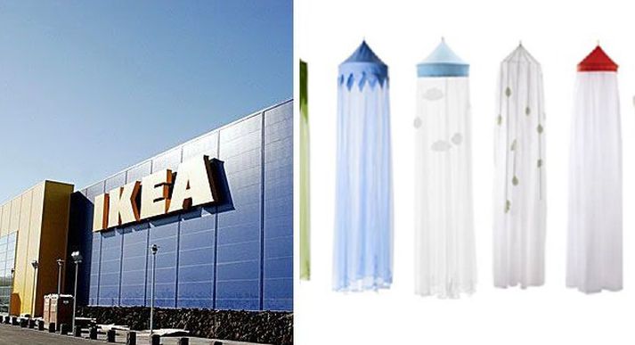 IKEA biður vinsamlega þá viðskiptavini sem eiga IKEA himnasængur sem ætlaðar eru til notkunar með barnarúmum/vöggum, að hætta notkun þeirra.