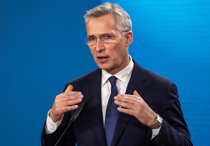 Jens Stoltenberg tók við stöðu framkvæmdastjóra NATO árið 2014.