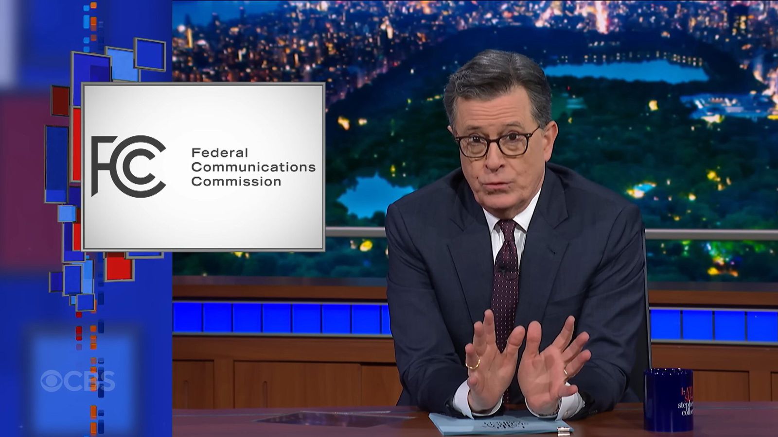 Colbert bannað að birta við­tal við Demó­krata