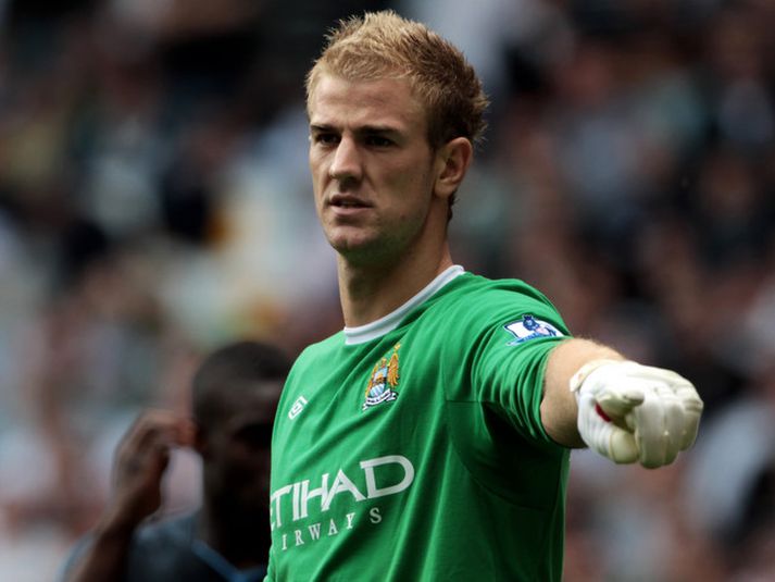 Joe Hart átti stórleik á White Hart Lane í dag.