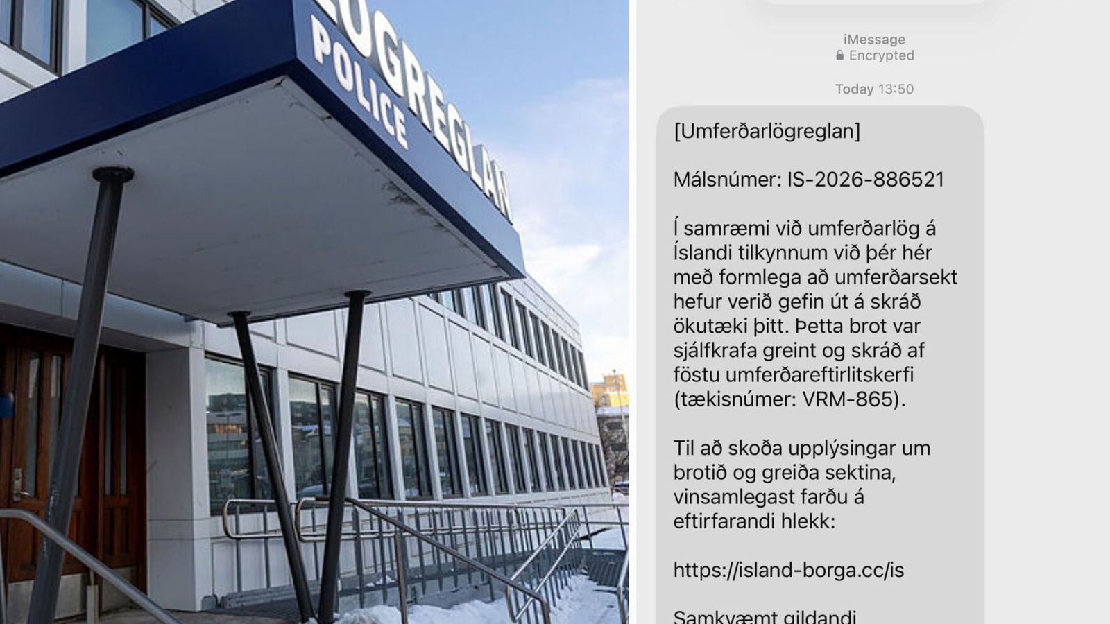 Vara við um­fangs­miklum netsvikum í nafni lög­reglunnar