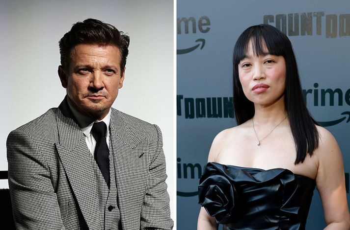 Jeremy Renner og Yi Zhou unnu saman að heimildarmynd hennar í sumar en samband þeirra varð síðan meira en faglegt samstarf. Sambandið súrnaði og nú saka þau hvort annað um hótanir og kynferðisleg skilaboð.