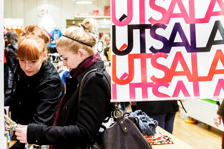 Útssölulok er stærsta ástæða hækkunar vísitölu neysluverðs.