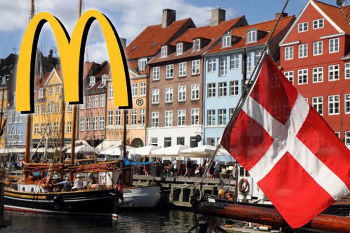 Um næstu mánaðarmót verða eftir 87 veitingastaðir McDonald's í Danmörku.