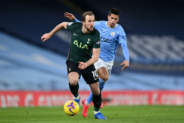 Harry Kane í leiknum gegn Manchester City á laugardaginn.