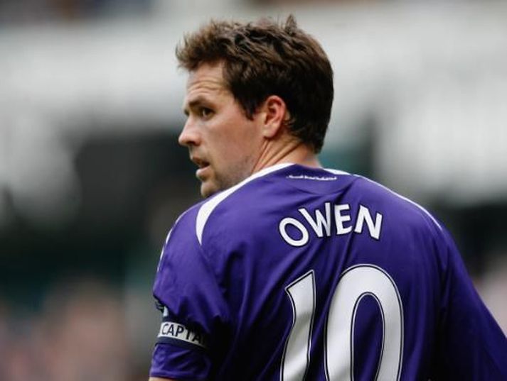 Michael Owen í búningi Newcastle.