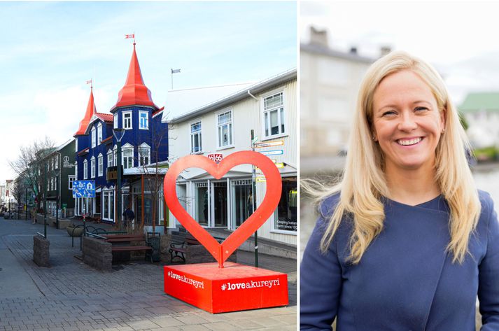 Halla Hrund tekur Akureyri og Akranes sem dæmi um staða þar sem flóðahættan er raunveruleg.
