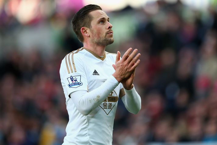 Gylfi hefur skorað helming marka Swansea á þessu ári.