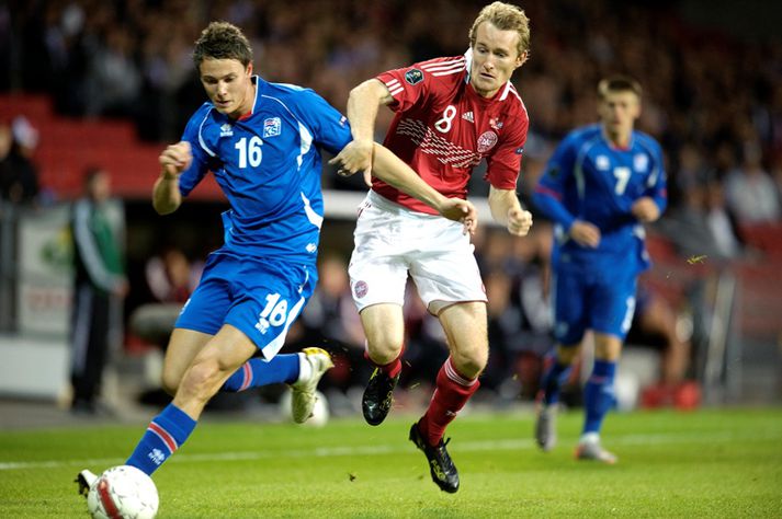 Eggert á ferðinni í kvöld.