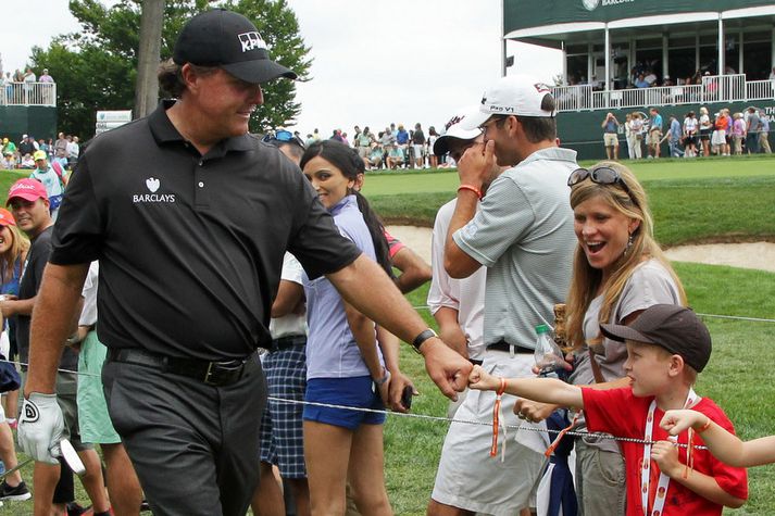 Phil Mickelson er maður fólksins.