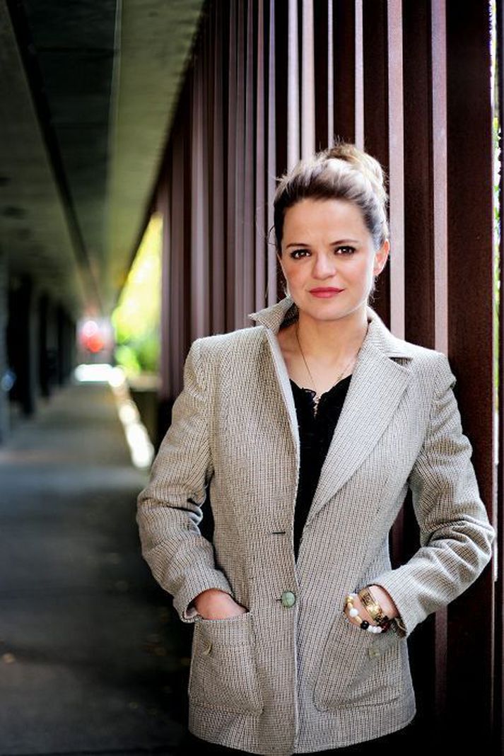 Ilmur Kristjánsdóttir fer með hlutverk Ástríðar í samnefndum sjónvarpsþáttum. 