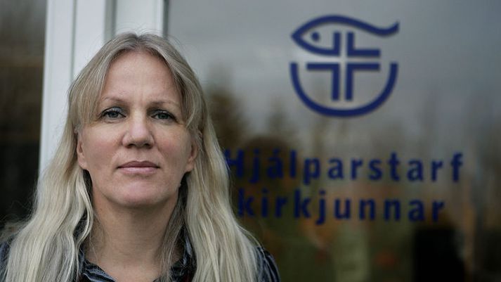 Vilborg segir Hjálparstarfið taka við um 40 manns í hverjum mánuði sem eiga í erfiðleikum með að greiða lyf.