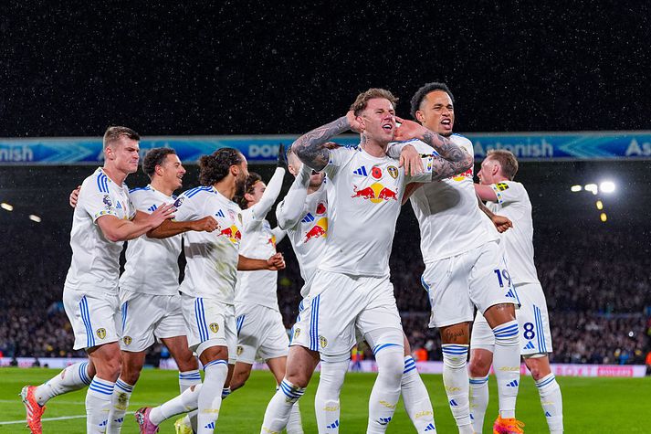 Leedsarar fagna í kvöld.