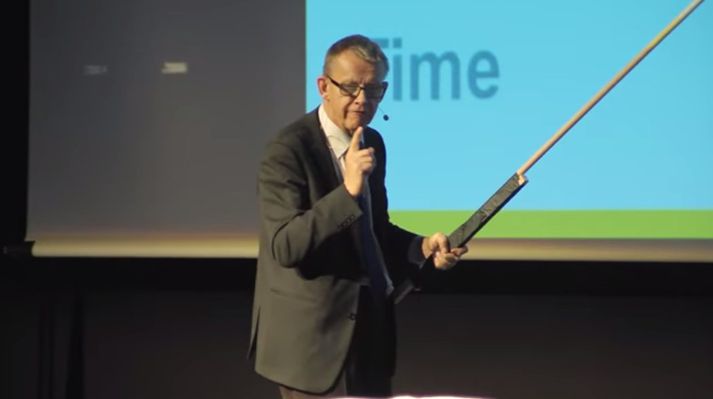 Hans Rosling í Hörpunni.