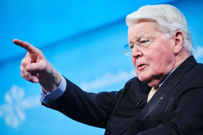 Ólafur Ragnar Grímsson á Hrinborði norðurslóða í fyrra.