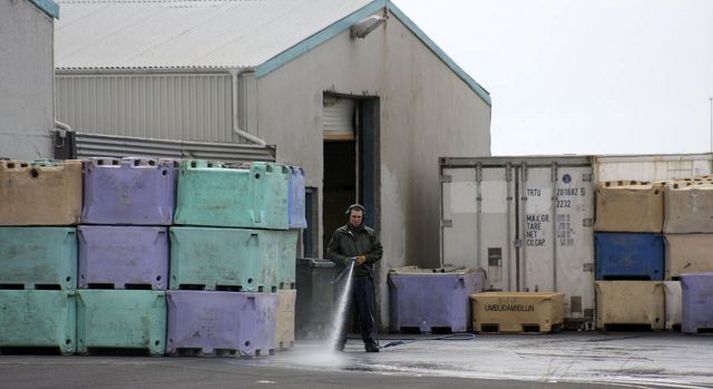 Hart er deilt um fiskþurrkun Lýsis í Þorlákshöfn.