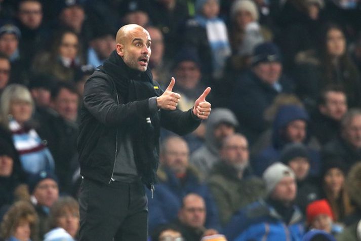 Pep Guardiola má vera ánægður með frammistöðu Manchester City á tímabilinu.