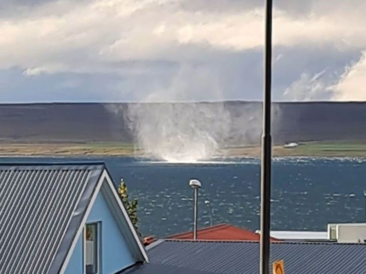 Strókurinn var talsvert stór.