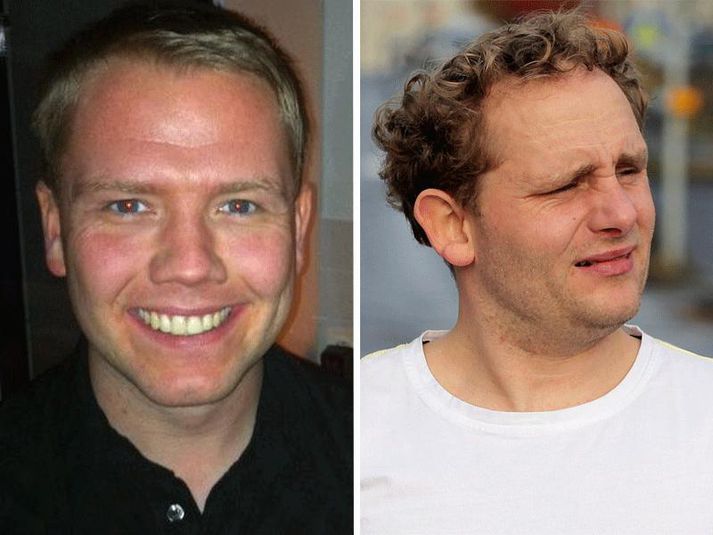 Sindri og Sveppi bera sig mannalega fyrir gjörningin en hætt er við því að þá kvíði allverulega fyrir.