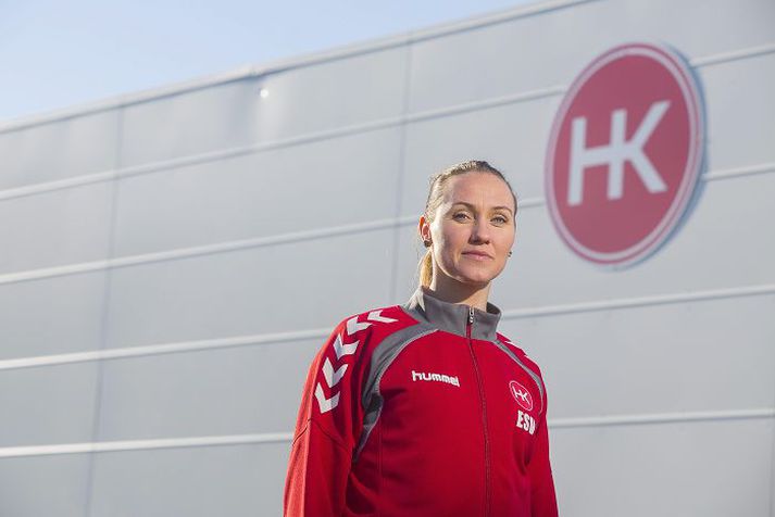 Elsa Sæný Valgeirsdóttir er blakdrottningin í Fagralundi.