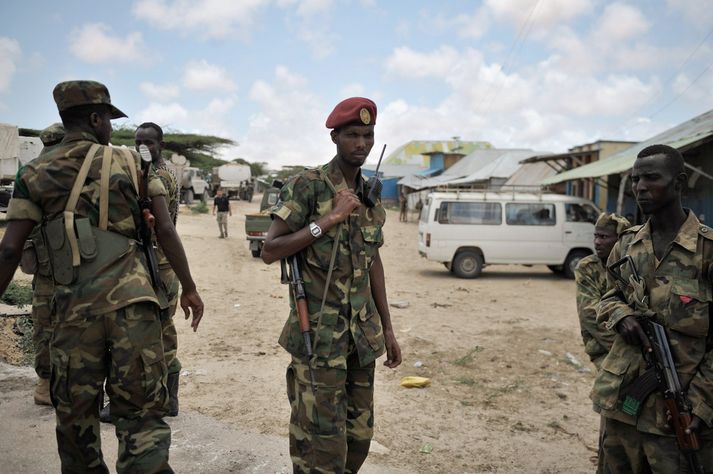 Sómalskir hermenn hafa um árabil barist gegn al-Shabaab.