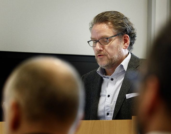 Ólafur Stephensen flutti framsögu á fundi Félags atvinnurekenda.