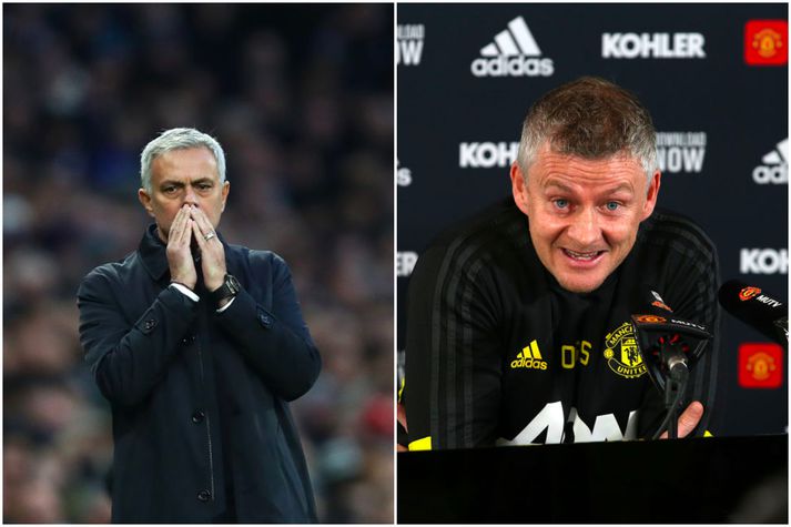 Mourinho og Solskjær mætast annað kvöld.