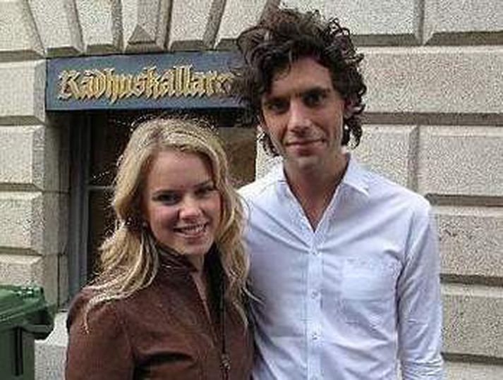 Jóhanna Guðrún í Malmö ásamt hinum heimsfræga tónlistarmanni Mika.