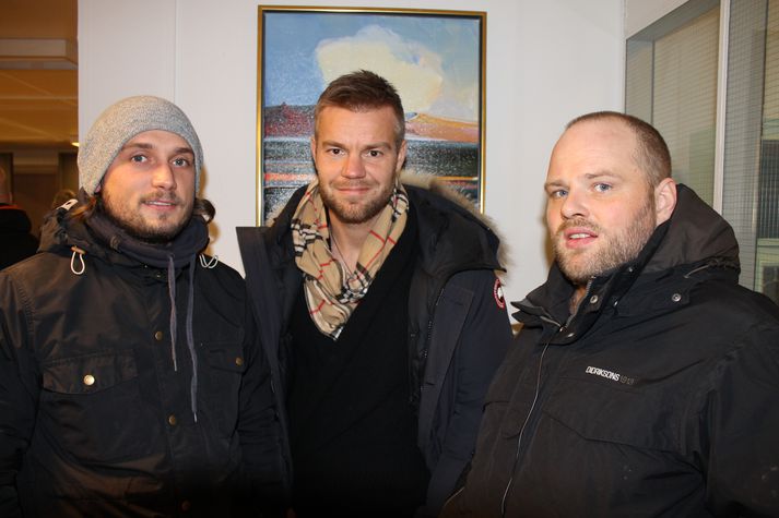Davíð Kristján Guðmundsson, Sölvi Tryggvason og Arnar Þorvarðarson.