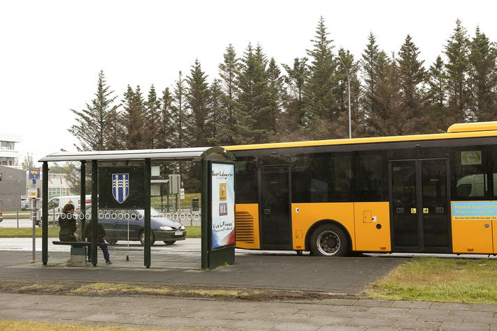 Ekki var hægt að breyta fargjaldinu í smáforriti Strætó í núll krónur.