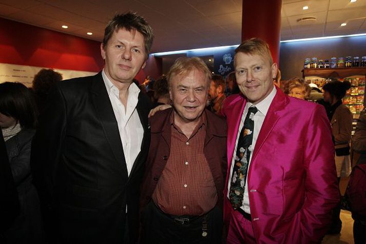 Jakob Frímann Magnússon, Hrafn Gunnlaugsson og Jón Gnarr. Þeir verða nú ekki mikið glæsilegri en þetta.Fréttablaðið/Valli